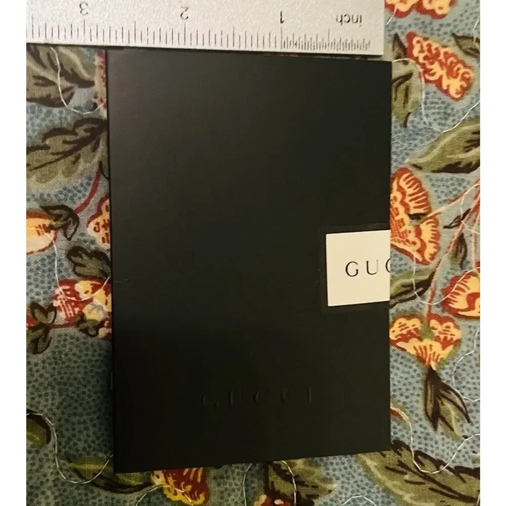 Gucci Authentic Black Gift Receipt Envelope 3”x4” Sticker Sealed